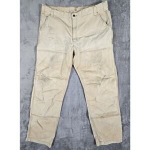 Thrashed Distressed Work Carhartt Double Knee Pants Mens 42x32 102802-918